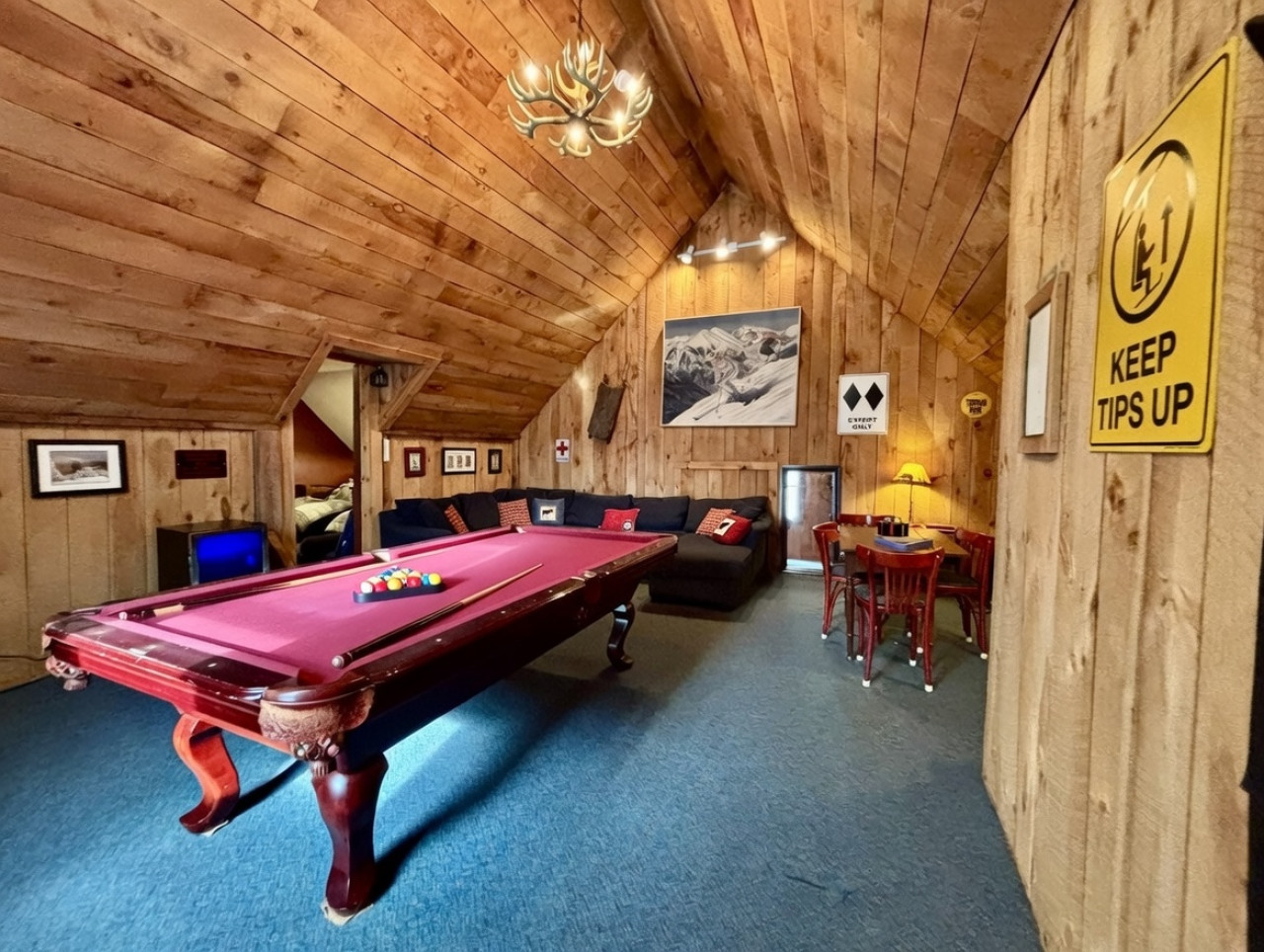 The Bear’s Den on Main Street in downtown Ludlow, Vermont